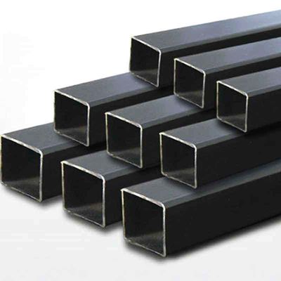 ASTM標準炭素チューブ 4x4 ブラックMS鋼方形パイプ 1.5mm 厚さ 建設材料用