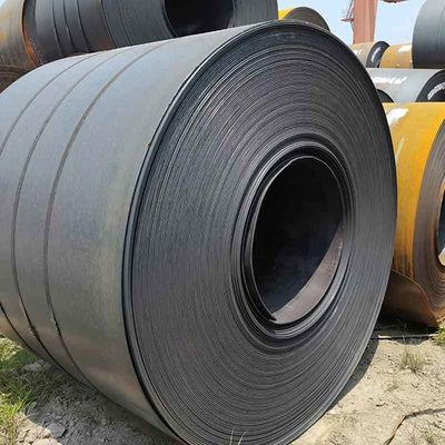 ASTM Q235 Q235B Q195 A283 S355 ホットロールされた炭素構造材料のための黒表面鋼コイルストライプ