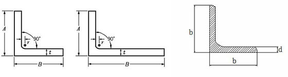 50x50x5mm 6 角鋼スロットステンレス鋼アングルバー AiSi 標準を満たす同等のサプライヤー