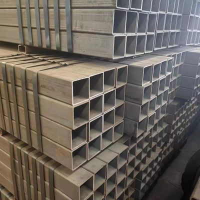 25x50 50x50mm Q235 A36 カーボン・スクエア・チューブ 高強度・スムーズな表面用途のための長方形空洞鋼管