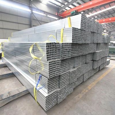 ASTM標準前電熱鋼管 (GI) の正方形空洞セクション Q195/Q235/Q345/SS400グレード