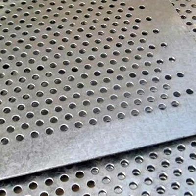 304L 316L 410 ステンレス鋼 穿孔孔金属プレート 飾り付け用 ASTM 標準 表面仕上げ No.3 Zhongyu