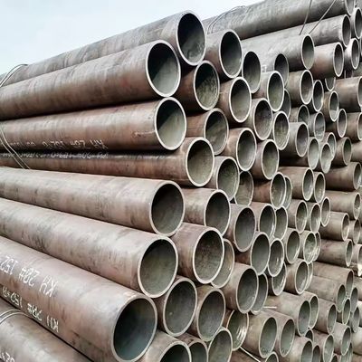 ガスパイプ 建設用シームレスカーボン鋼管 油付けされていない 1m 長さ 丸い切断形