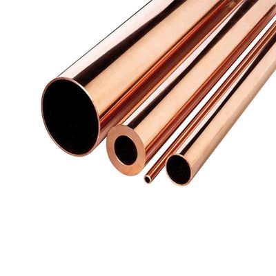 不同産業におけるシームレス冷却ソリューションのための非合金銅管 壁厚さ0.1mm 50mm