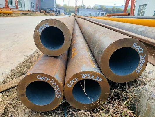 406.5mm 精密 STKM 13B 縫合のないパイプ 厚さ 0.1mm-20mm 標準 ASTM JIS DIN GB ASME 炭素鋼輸送パイプ