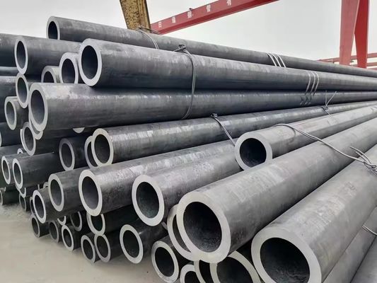 ASTM A106 105 114.3x6.02 重厚壁厚さ 丸型 黒色シームレス炭素鋼管とチューブ-SCH5-SCH160 ショットブレスト