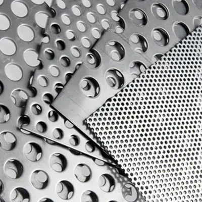 304ステンレス鋼孔状シート 5x10 パターン付きシート,BA表面仕上げと厚さ2mm ASTM標準