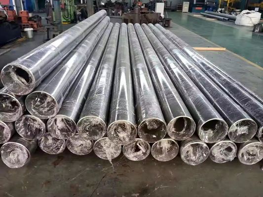耐久性素材 工業用丸形 Gr5 タイタン排気 無縫液圧管 ガス熱処理設備用