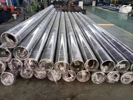 耐久性素材 工業用丸形 Gr5 タイタン排気 無縫液圧管 ガス熱処理設備用