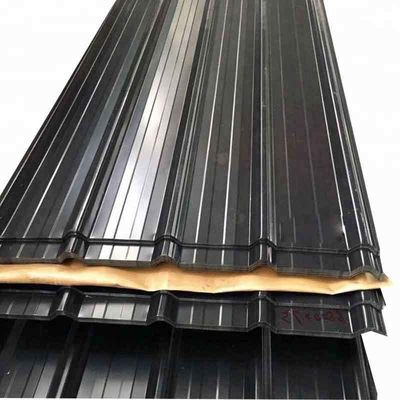 幅700-2000MM 完全硬 18 ゲージ カラーコーティング PPGI PPGL 鋼板 波紋屋根タイル ゾングユ