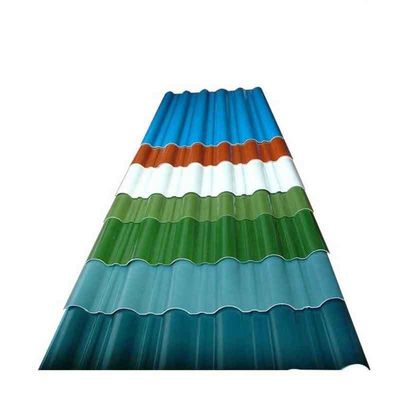Zhongyu Steel Building Materials PPGI カーラージュされた電磁鉄亜鉛金属屋根シートのためのデコイル加工サービス
