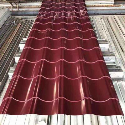 Zhongyu Steel Building Materials PPGI カーラージュされた電磁鉄亜鉛金属屋根シートのためのデコイル加工サービス