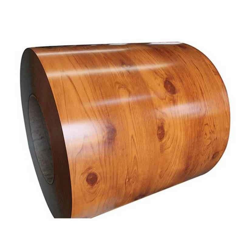ASTM/AISI/SGCC/CGCC/TDC51DZM/TDC52DTS350GD/TS550GD/DX51D Z Q195-q345 木粒印刷型PPGI鋼コイル