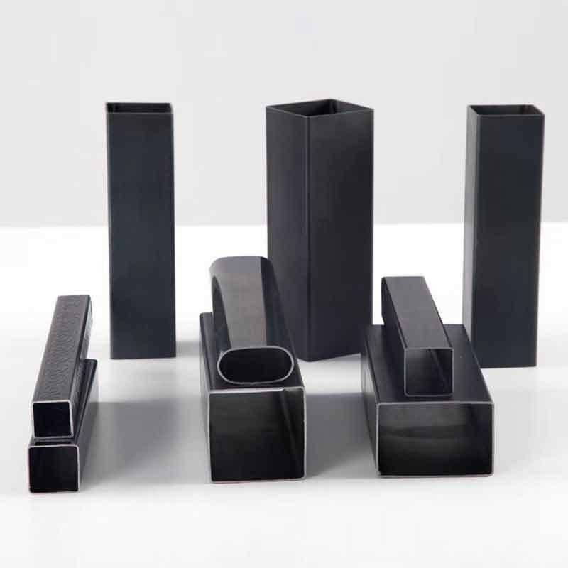セクション形状 方形 40x40x3 19x19 方形 鋼管 16mm 建設鋼管 直角管 ブラック 方形管