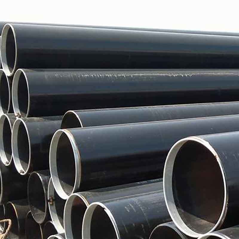 パーソナライズされた長さ ERW 炭素鋼 黒色 溶接無縫チューブ ASTM A53 JIS/BIS 認証 熱巻き 6m 12m 許容度 ±1%